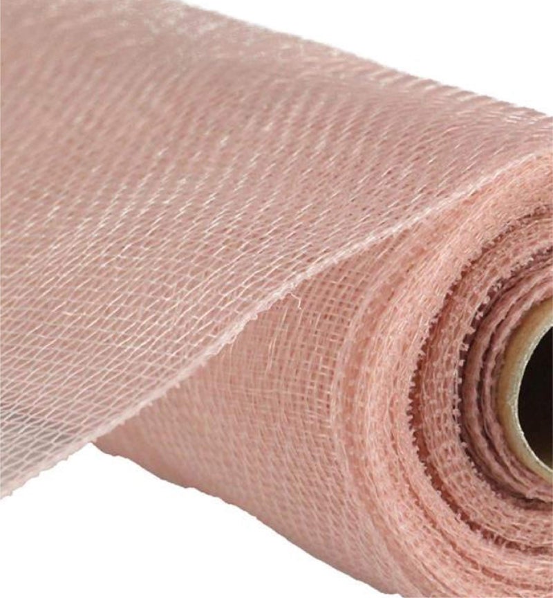 Craig Bachman 10 inch x 30 feet Deco Poly Mesh Ribbon (New Rose Gold) - Image 2